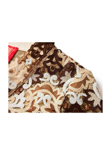 Floral Blouse | Brown
