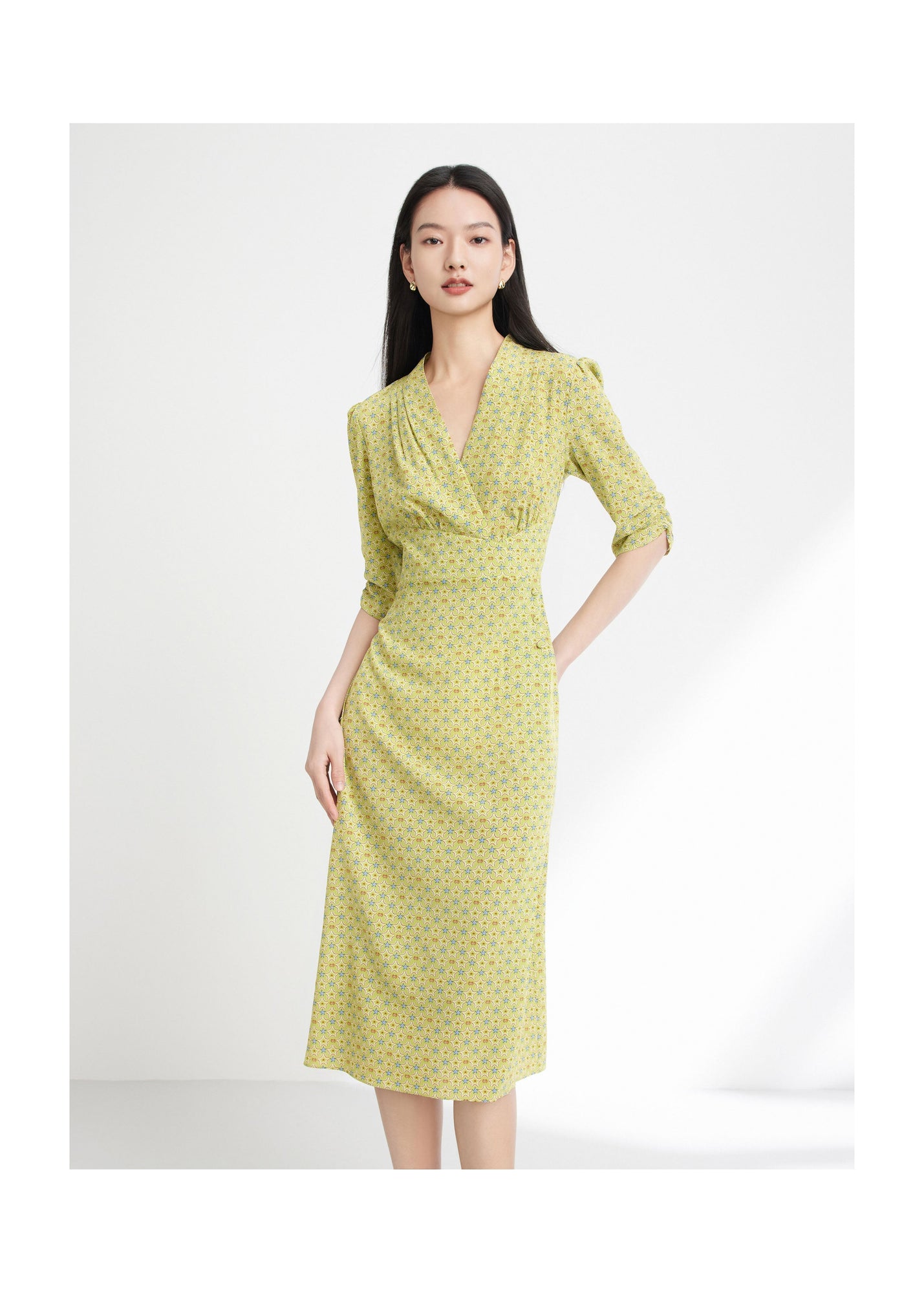 Floral Dress | Green