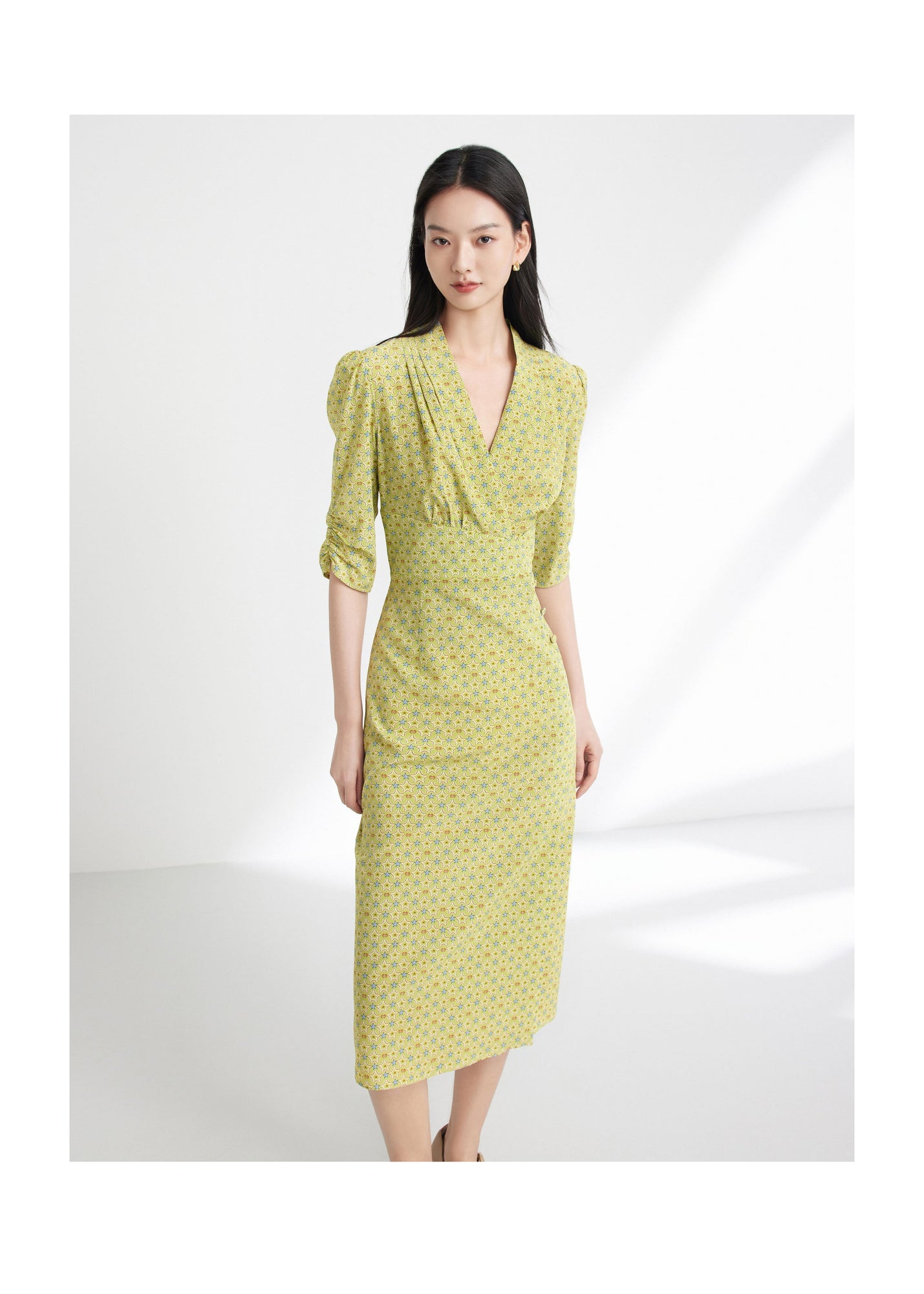 Floral Dress | Green