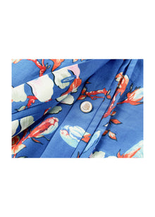Floral Shirt | Blue