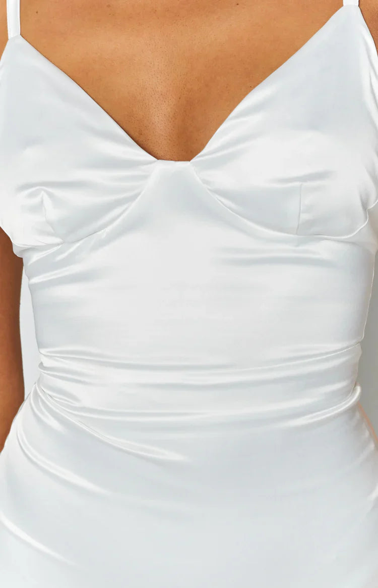Freesia Formal Dress | White