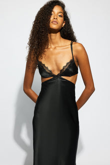 The Melody Slip By GINIA in Black