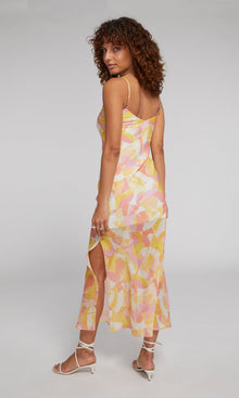Marcella Abstract Maxi Dress | Prism Yellow Multi