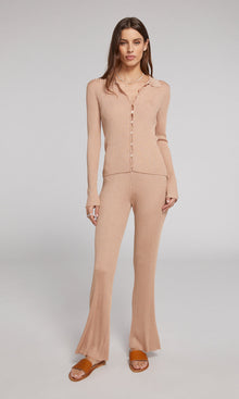 Rosetta Rib Pants | Metallic Copper