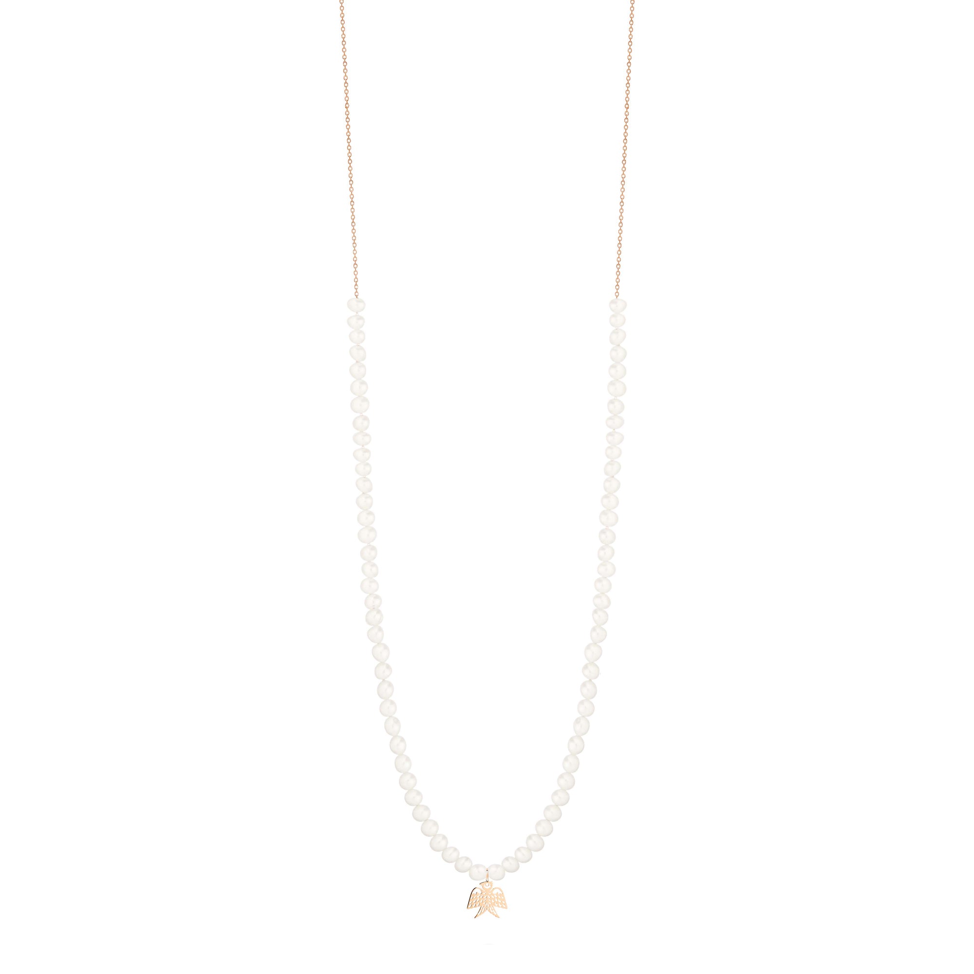 Pearl  Georgia Necklace | 18K Rose Gold