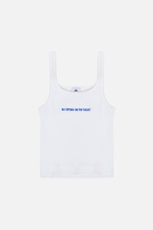 No Crying Tank | White