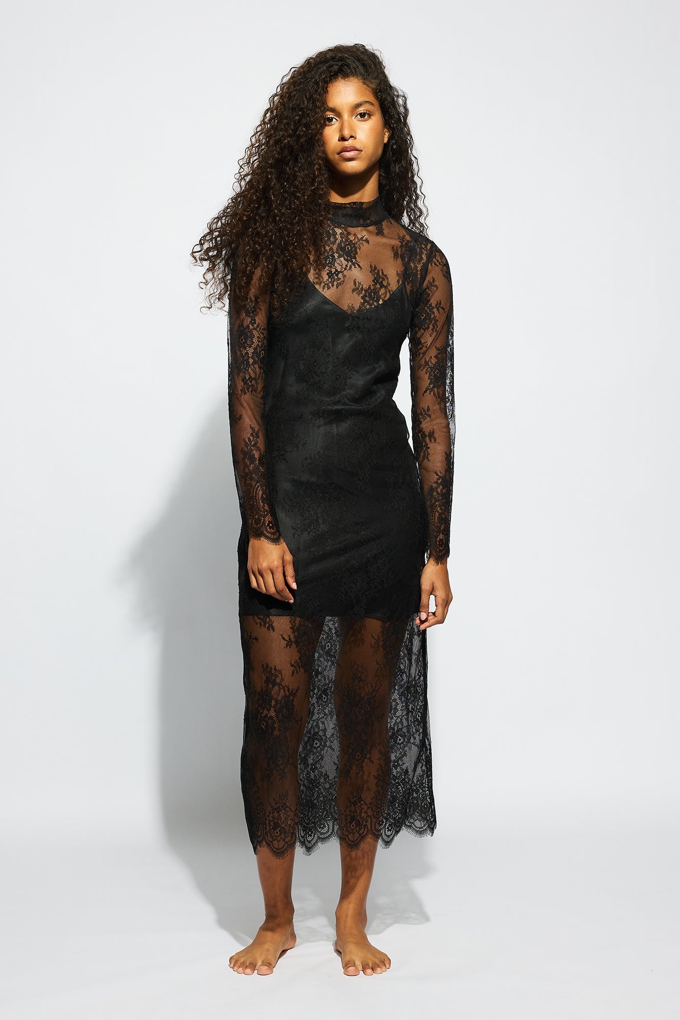 The Asher Slip By GINIA in Black