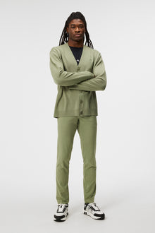 Men | Lucas Knitted Cardigan | Oil Green