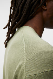 Men | Lucas Knitted Cardigan | Oil Green