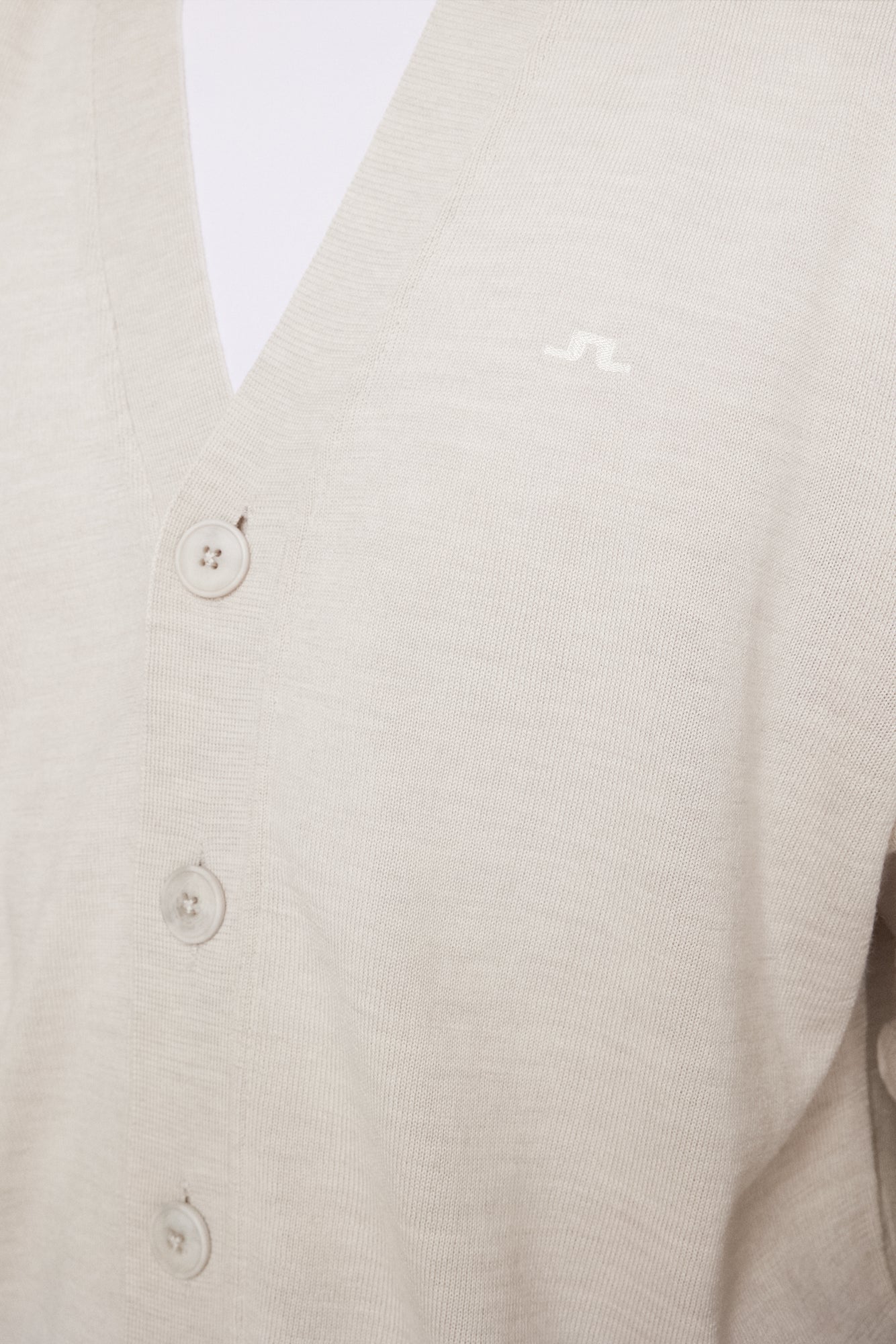 Men | Lucas Knitted Cardigan | Moonbeam