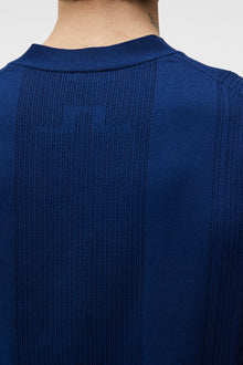 Men | Markus Knitted Vest | Estate Blue
