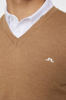 Men | Liam Knitted Vest | Tigers Eye