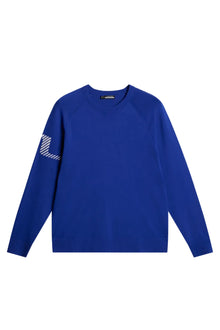 Heath Knitted Sweater in Clematis Blue by J.Lindeberg