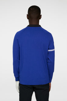 Men | Heath Knitted Sweater | Clematis Blue