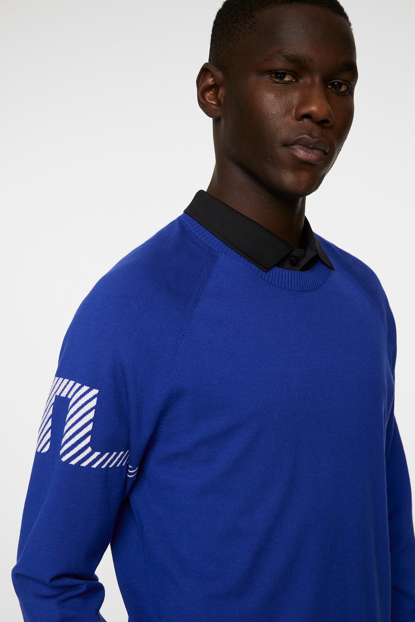 Men | Heath Knitted Sweater | Clematis Blue