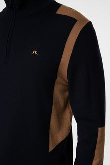 Men | Kendrick Knitted Zip Sweater | Tigers Eye