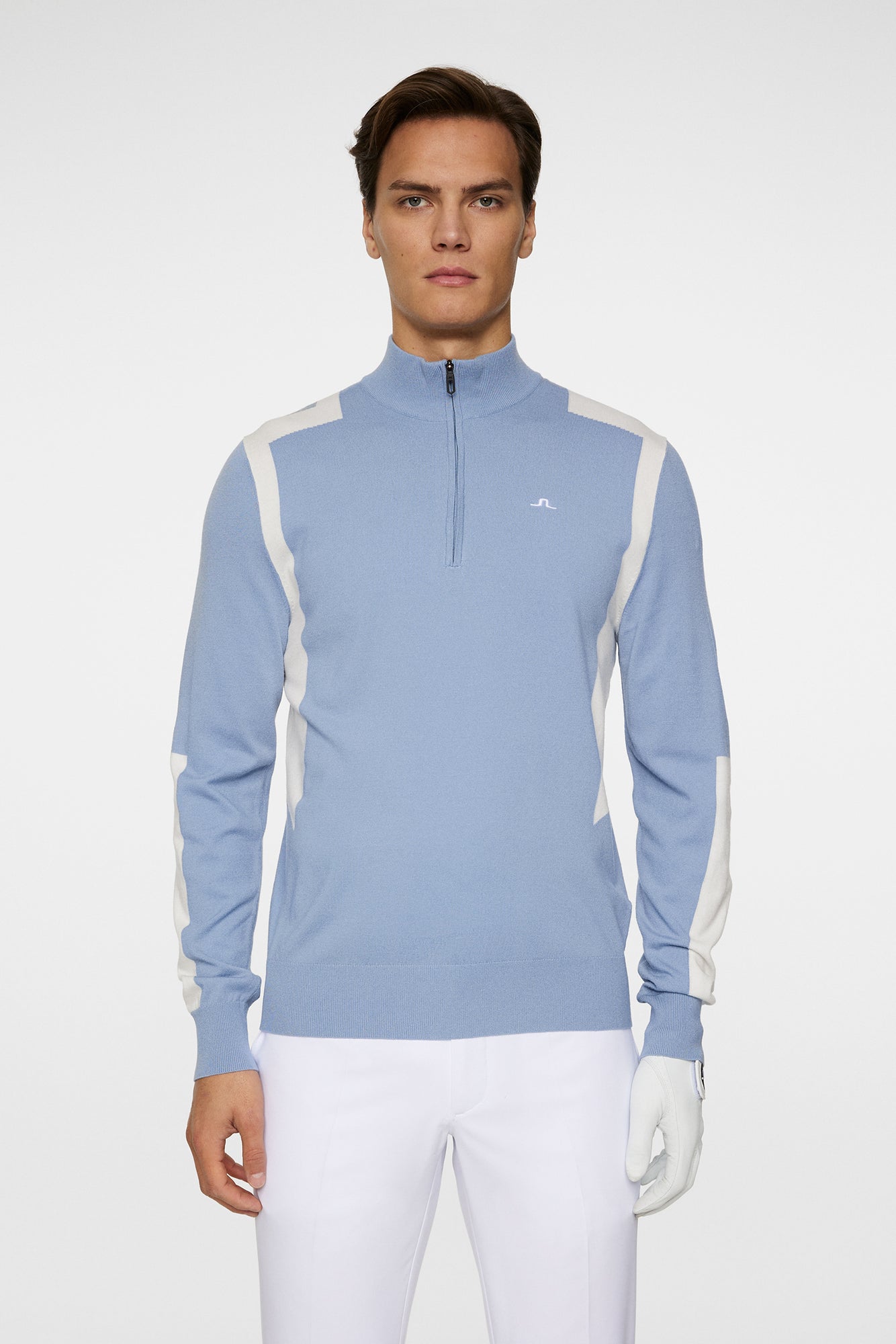 Men | Kendrick Knitted Zip Sweater | Rain Washed