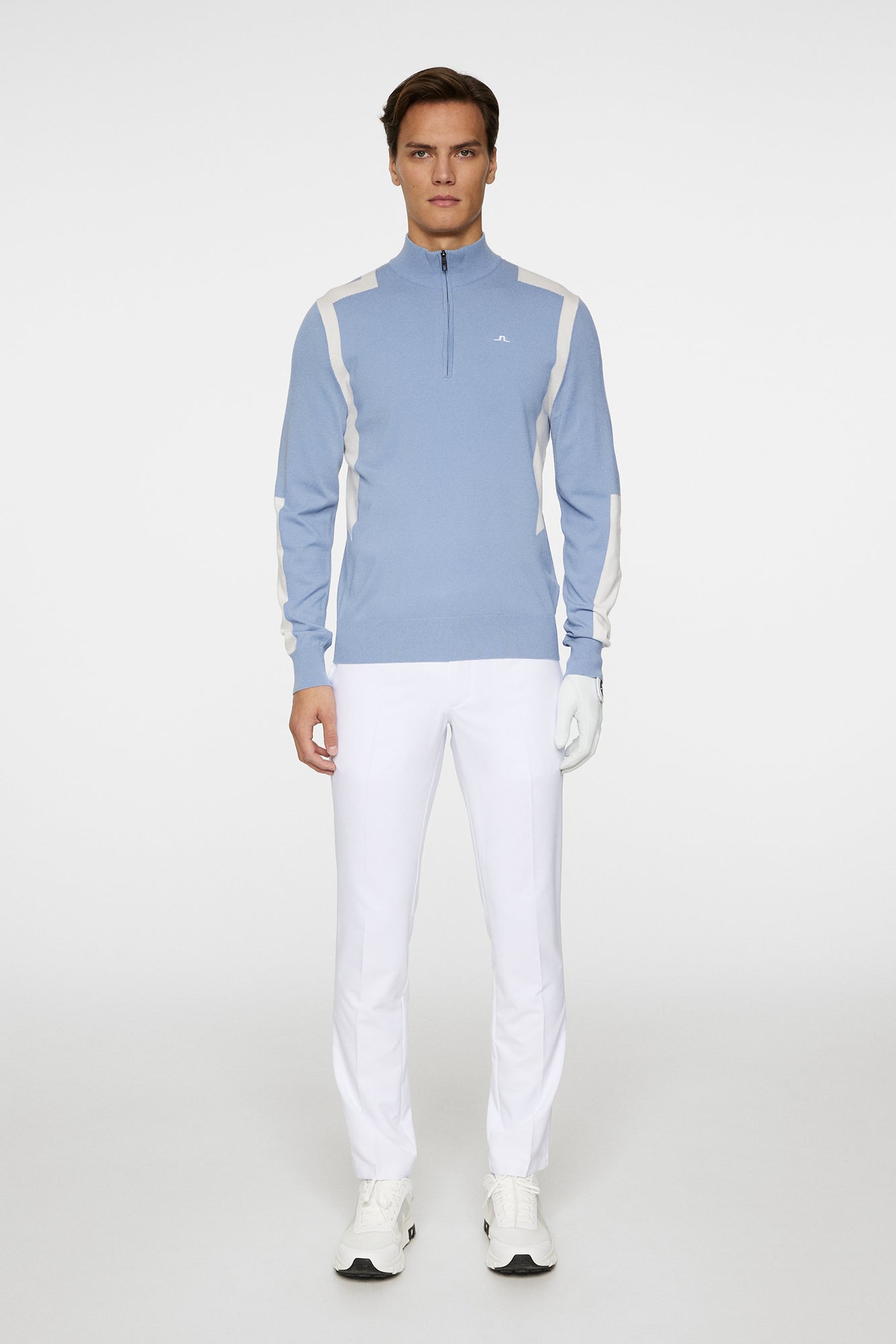 Men | Kendrick Knitted Zip Sweater | Rain Washed