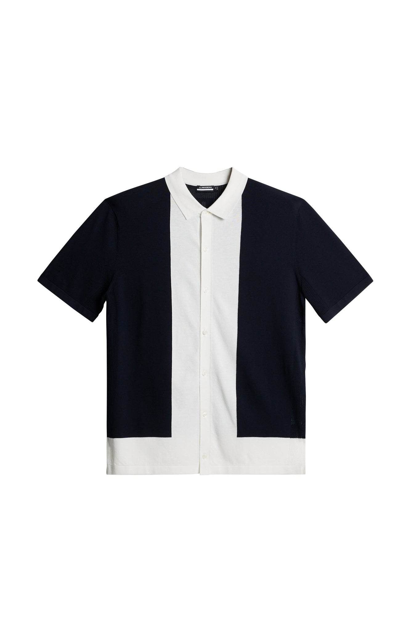 Rue Knitted Polo Shirt in JL Navy by J.Lindeberg
