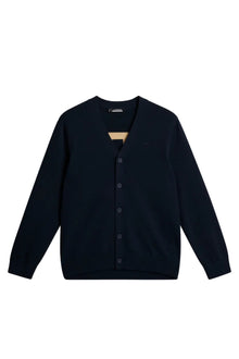 Jarred Knitted Cardigan in JL Navy by J.Lindeberg