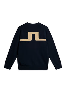 Men | Jarred Knitted Cardigan | JL Navy