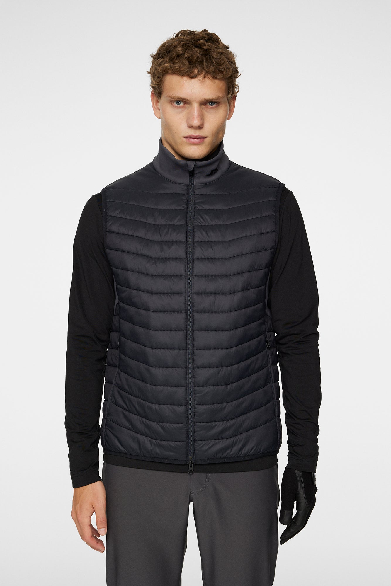 Men | Holden Quilt Hybrid Vest | Asphalt