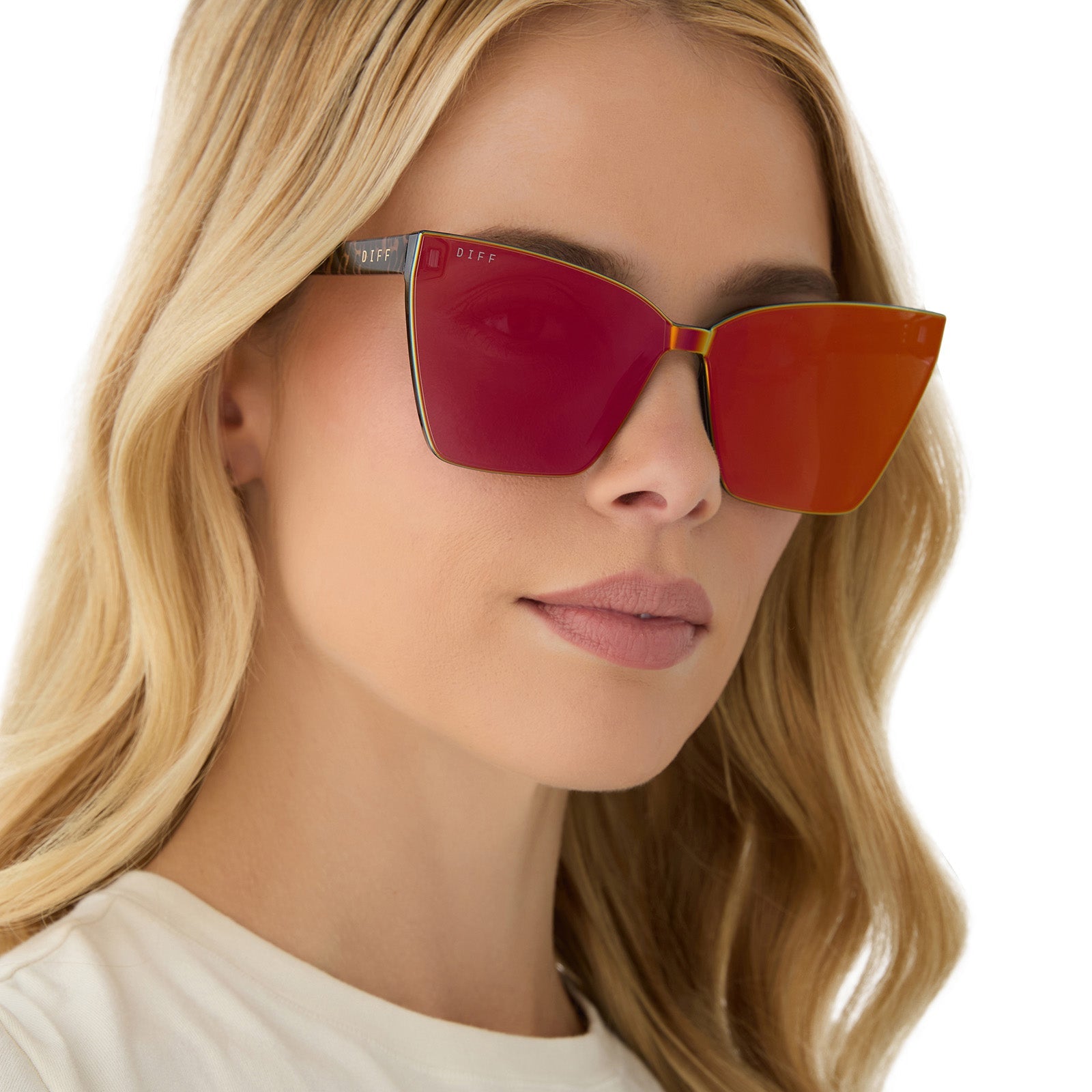 Womens | Goldie XS Sunglasses | Animal | Red Hot Summer Lenses