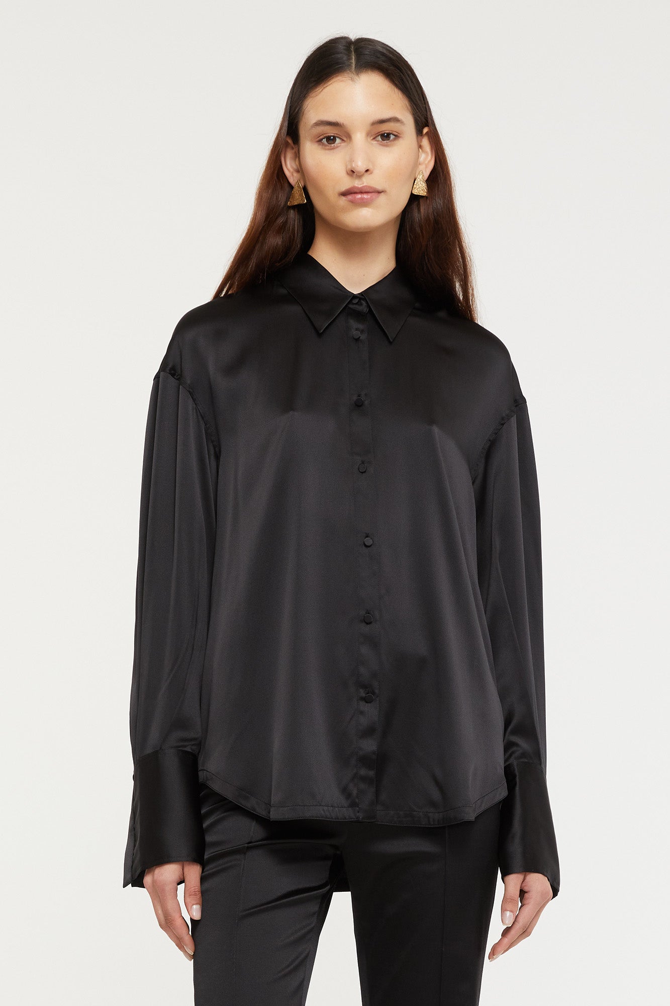 GINIA Iris Shirt in Black