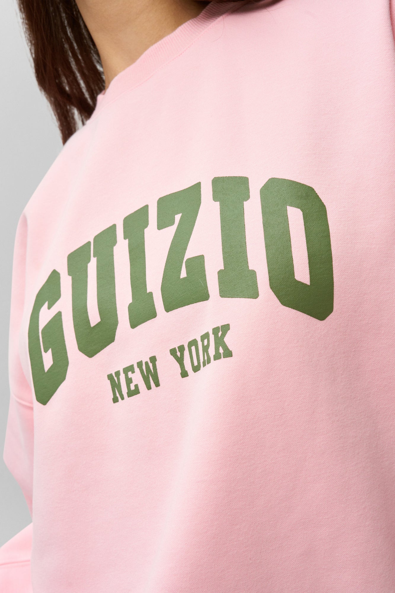 Womens | Guizio Fleece Crewneck | Ballet Slipper