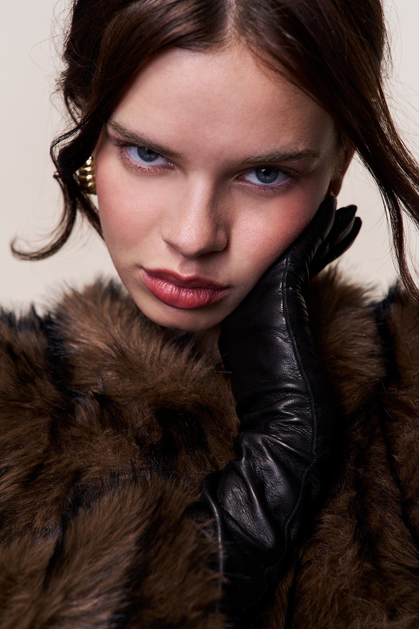 Womens | Lucienne Faux Fur Topper | Espresso