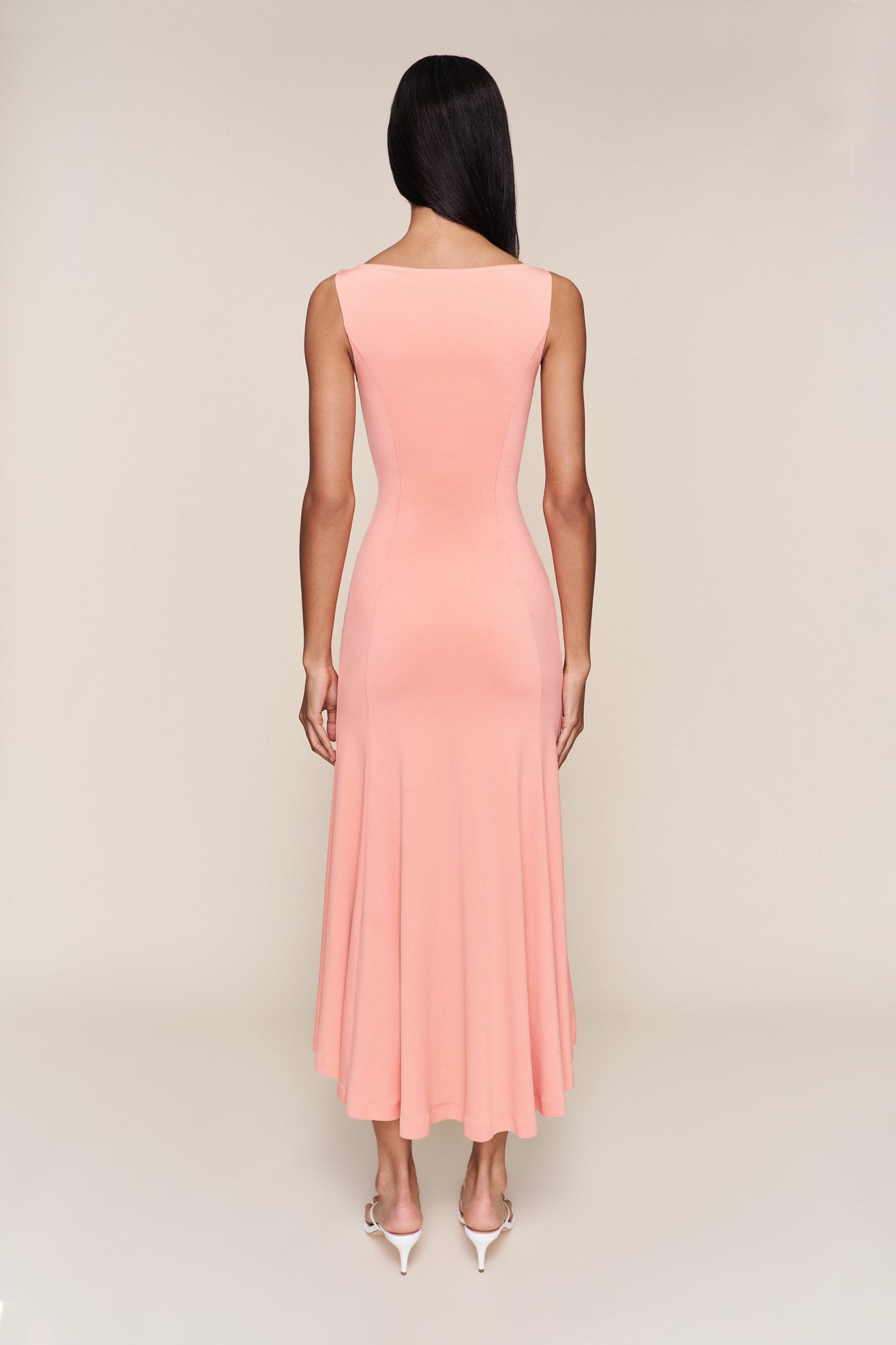 Womens | Daye Midi Dress | Light Coral
