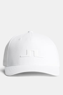 Heather Cap in White by J.Lindeberg