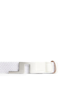 Women | Lykke Braided Belt | White