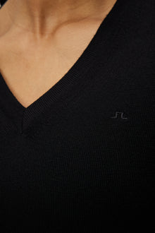 Women | Amaya Knitted Sweater | Black (V1)