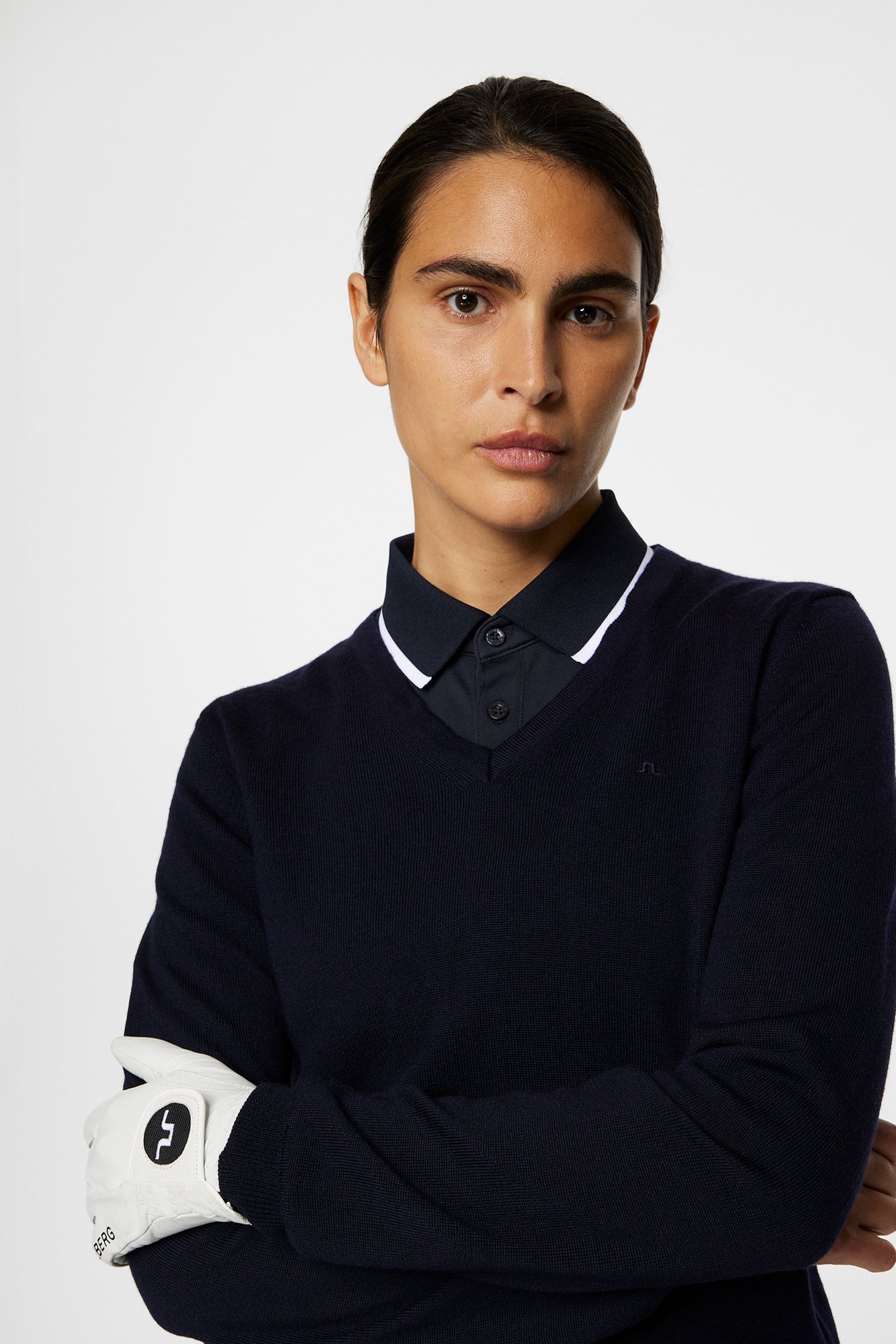 Women | Amaya Knitted Sweater | JL Navy (V2)