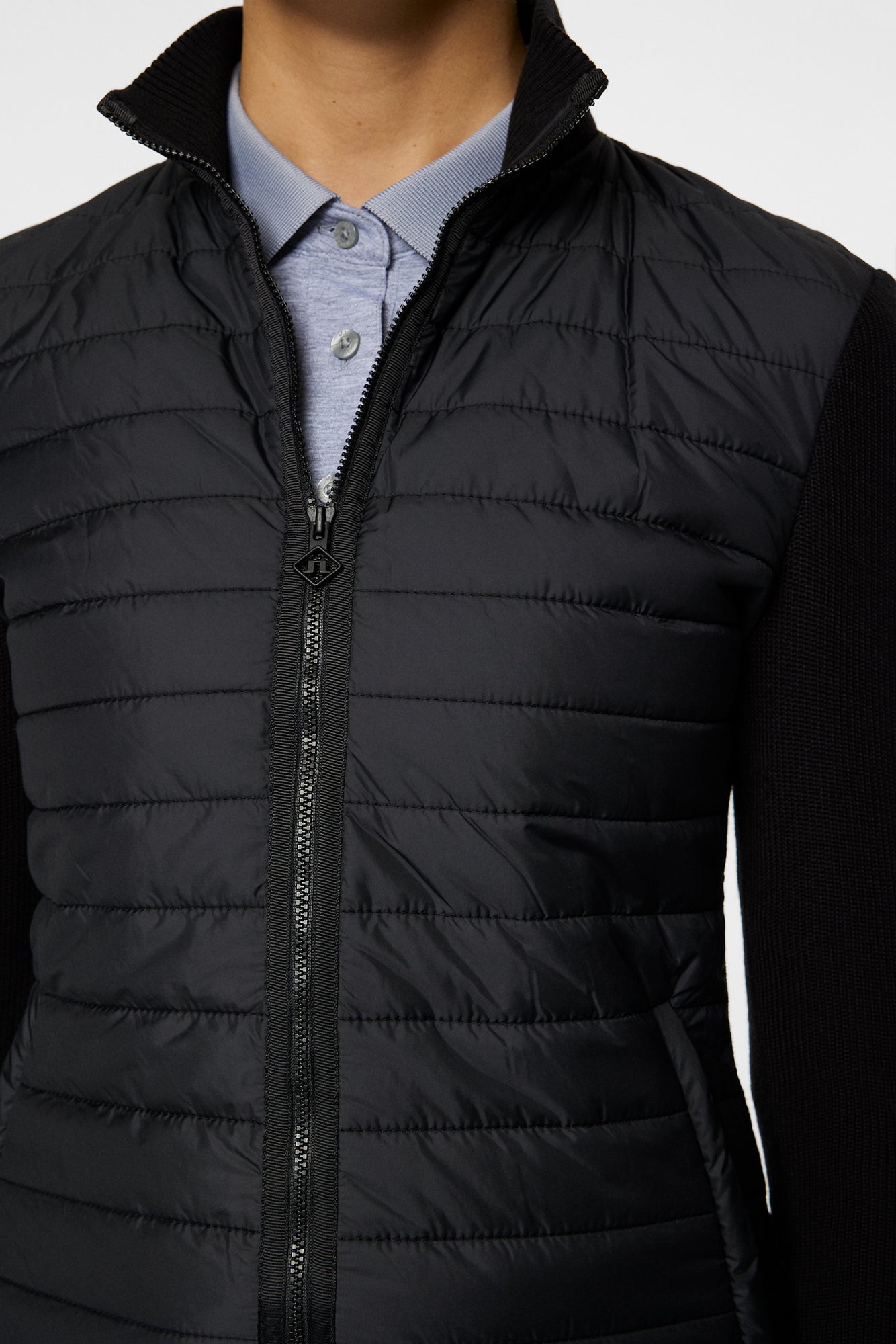 Women | Wren Knitted Hybrid Jacket | Black