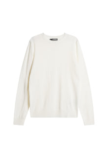 Aria Knitted Sweater in White by J.Lindeberg