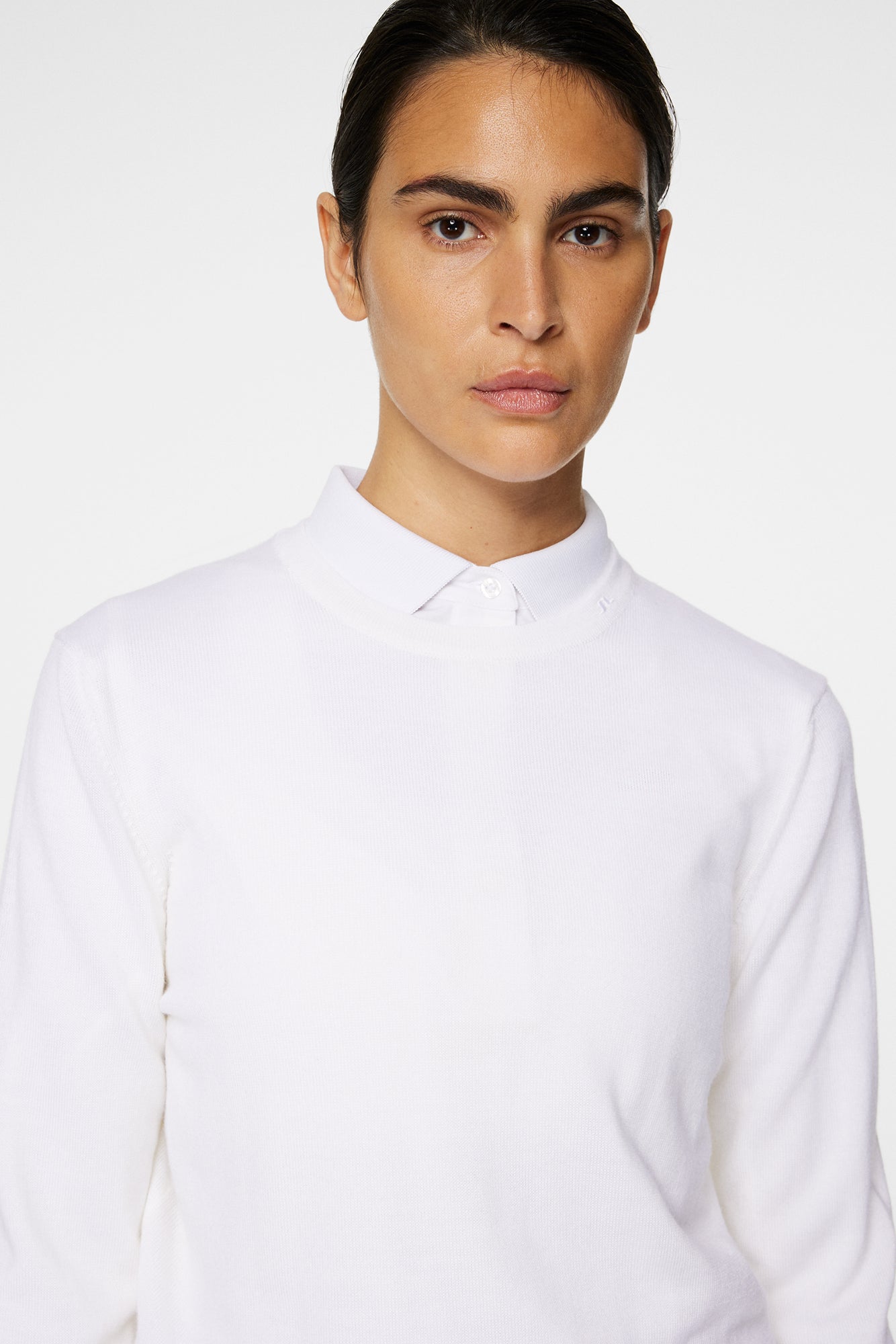 Women | Aria Knitted Sweater | White