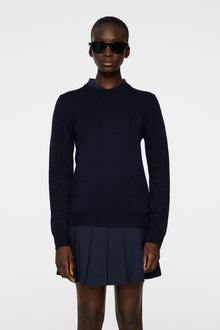 Women | Aria Knitted Sweater | JL Navy