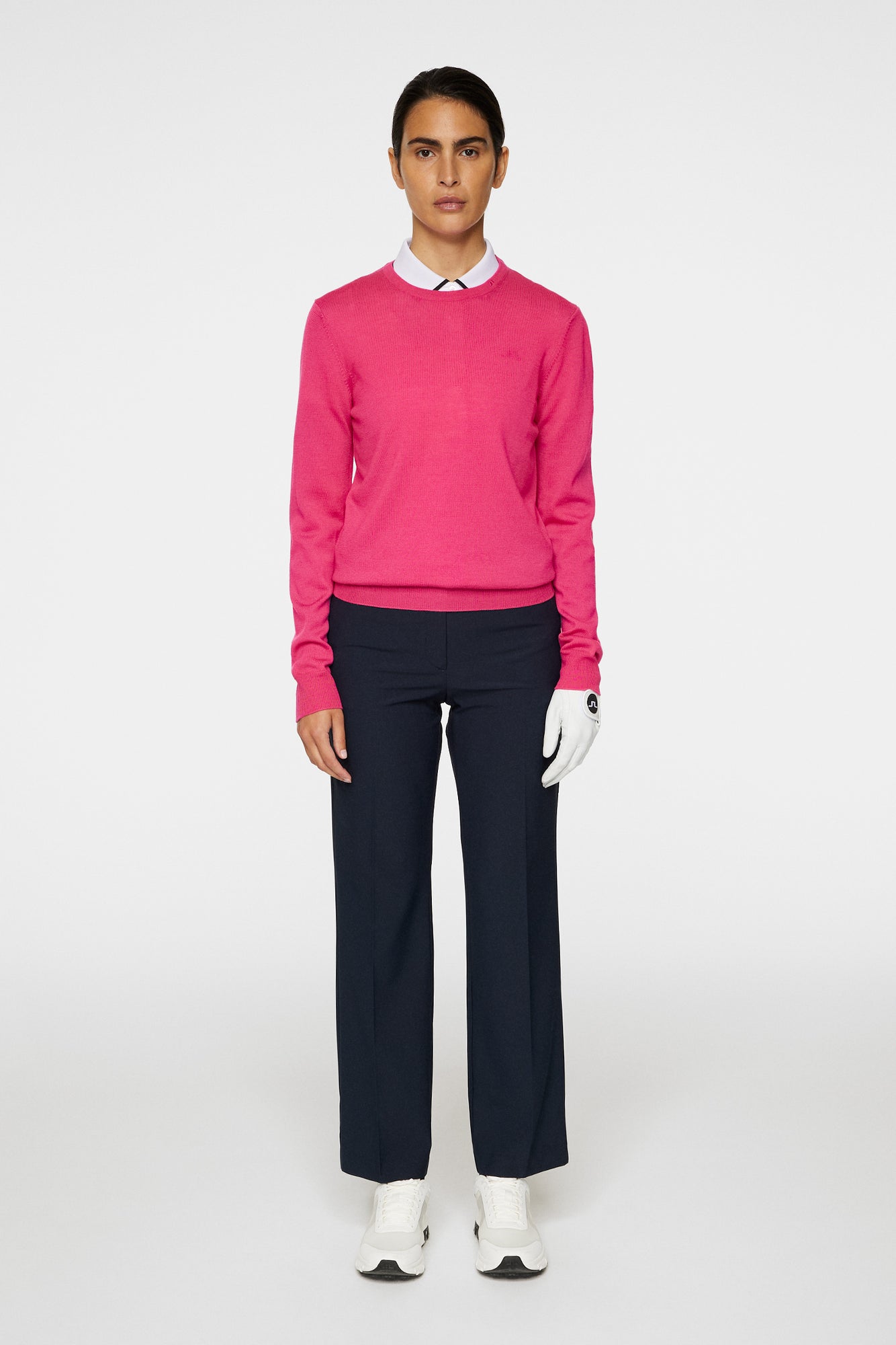 Women | Aria Knitted Sweater | Pink Peacock