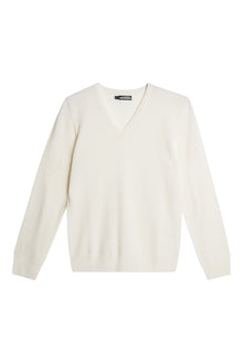 Amaya Knitted Sweater in White by J.Lindeberg
