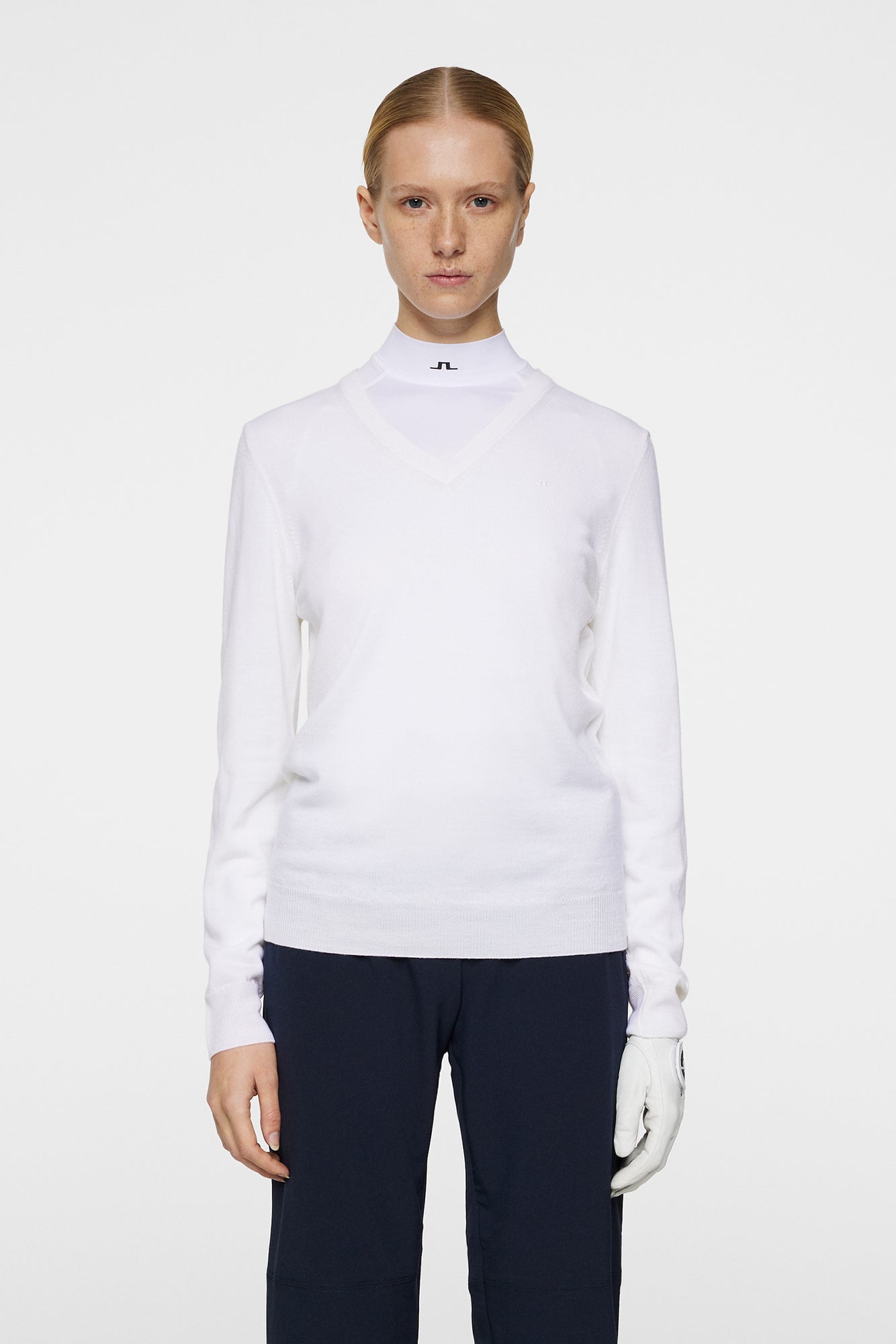 Women | Amaya Knitted Sweater | White (V3)