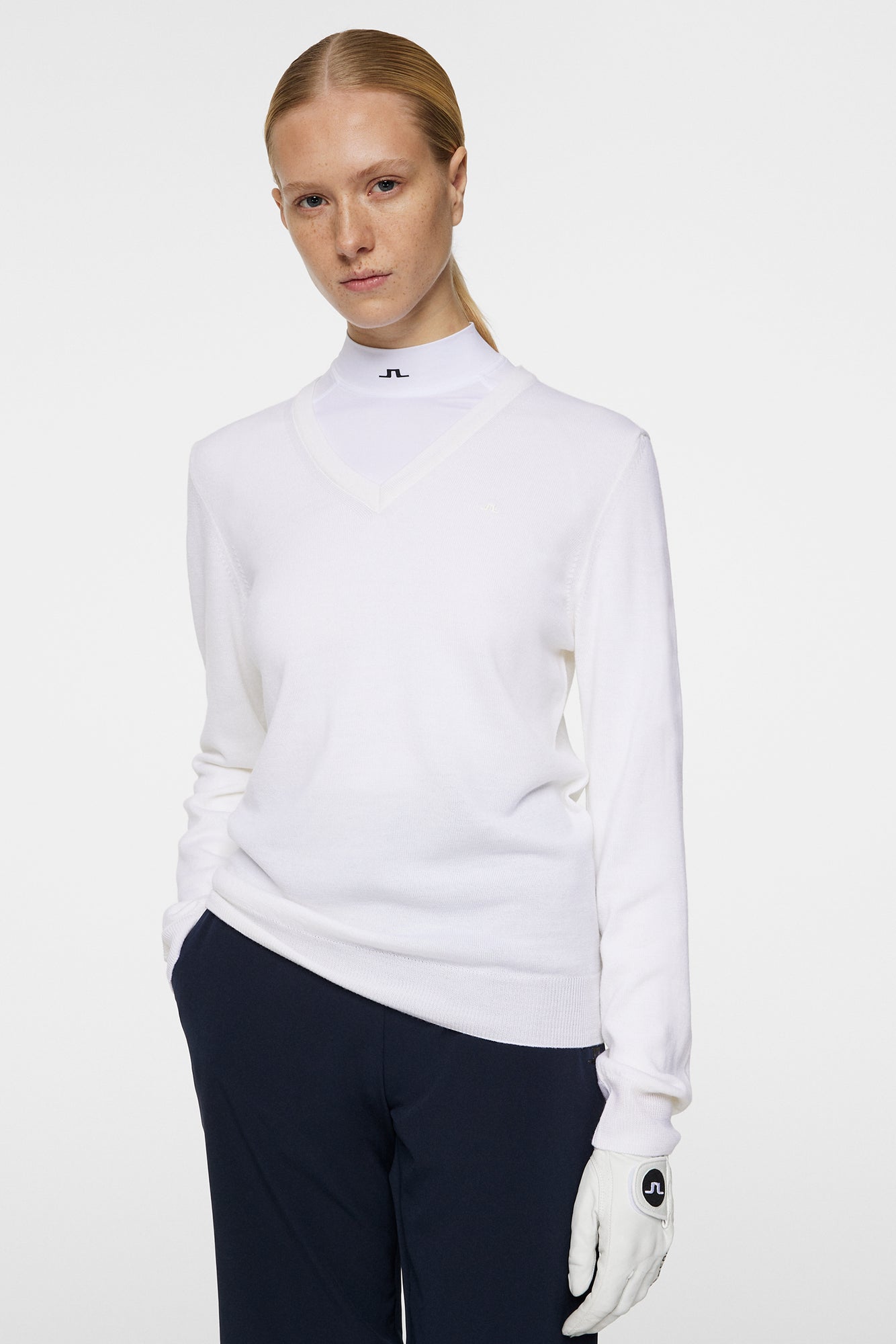 Women | Amaya Knitted Sweater | White (V3)