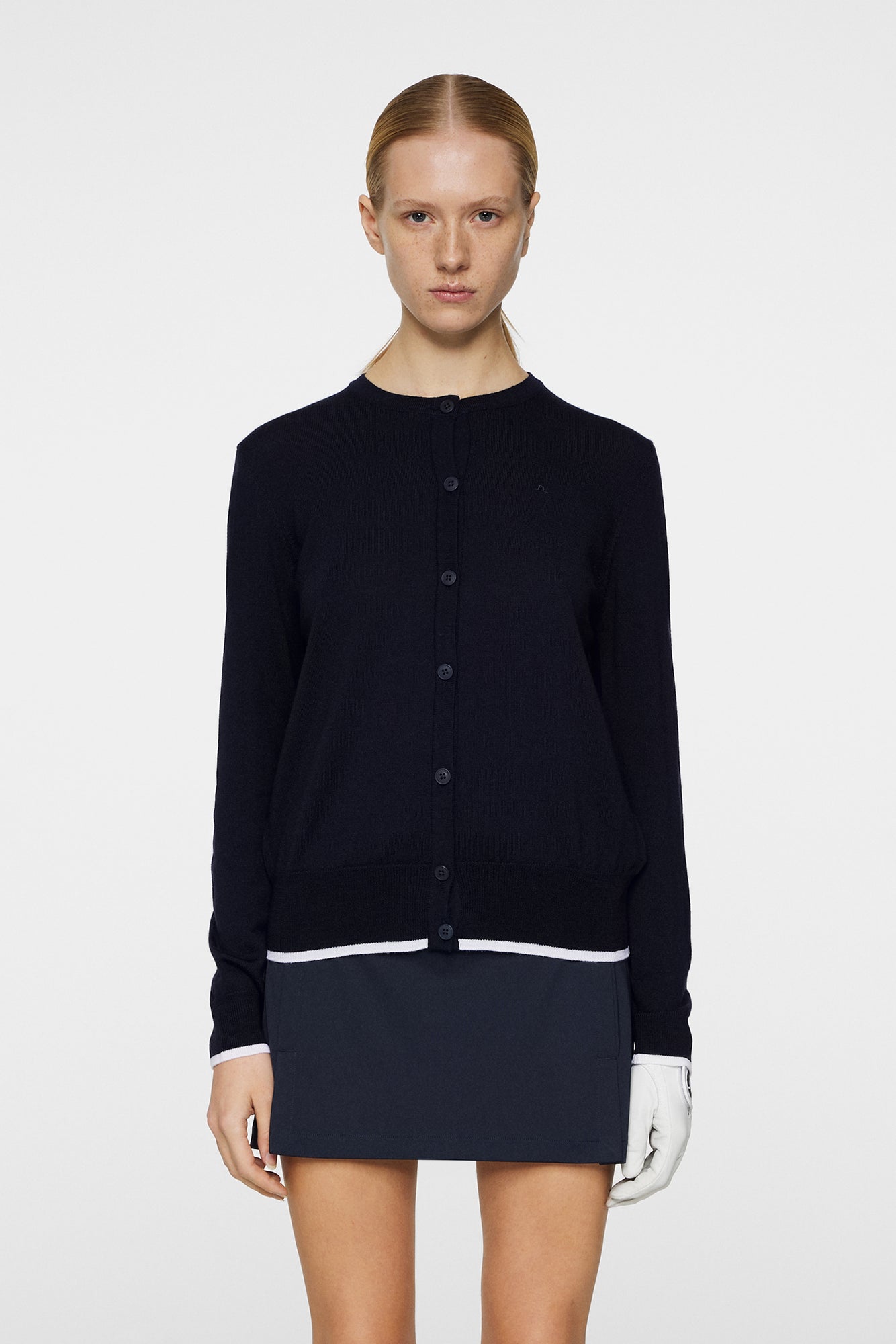 Women | Joanna Knitted Cardigan | JL Navy