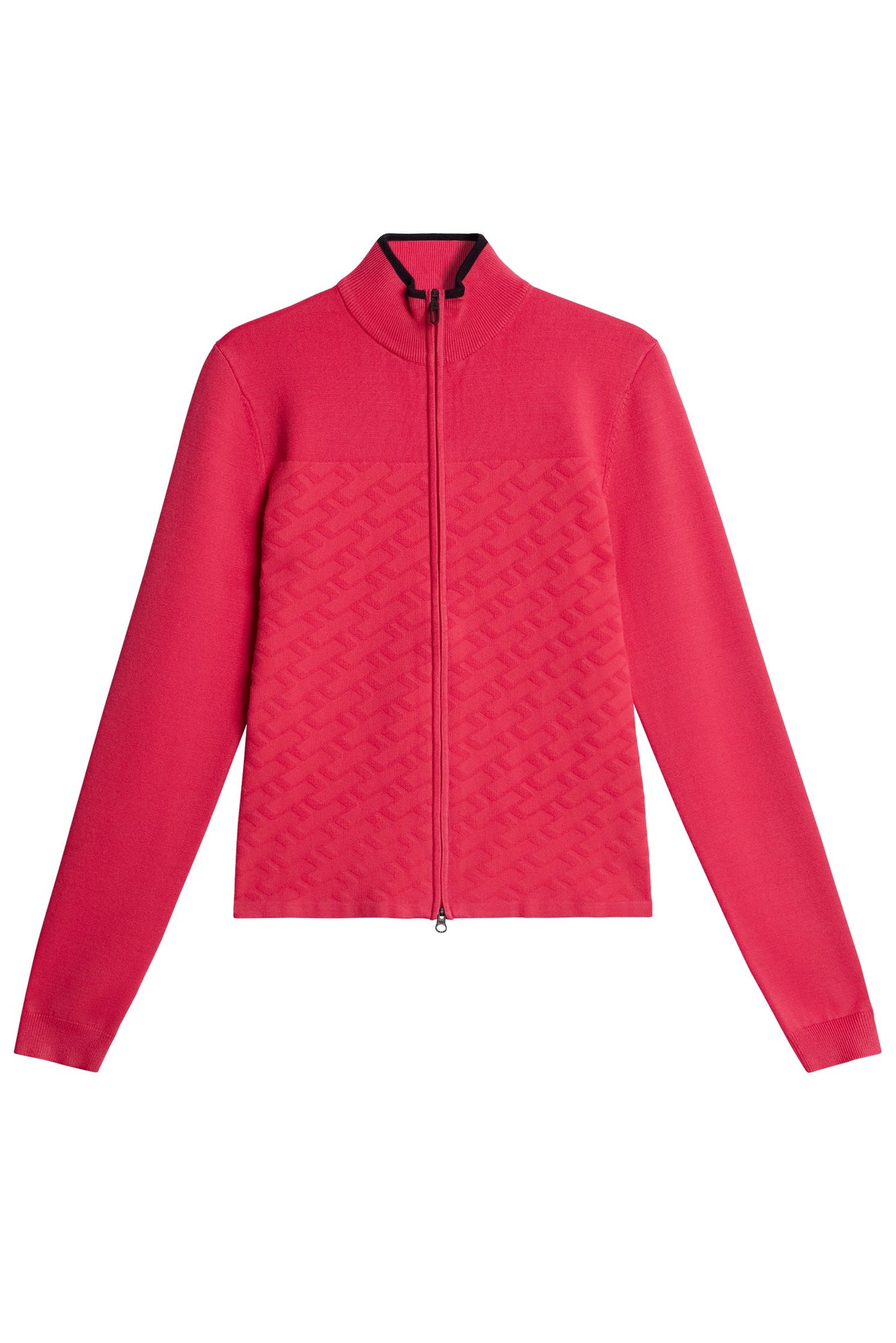 Anna Knitted Zip Sweater in Azalea by J.Lindeberg