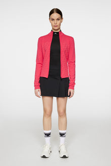 Women | Anna Knitted Zip Sweater | Azalea