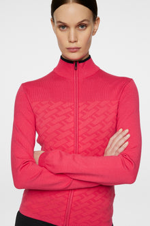 Women | Anna Knitted Zip Sweater | Azalea