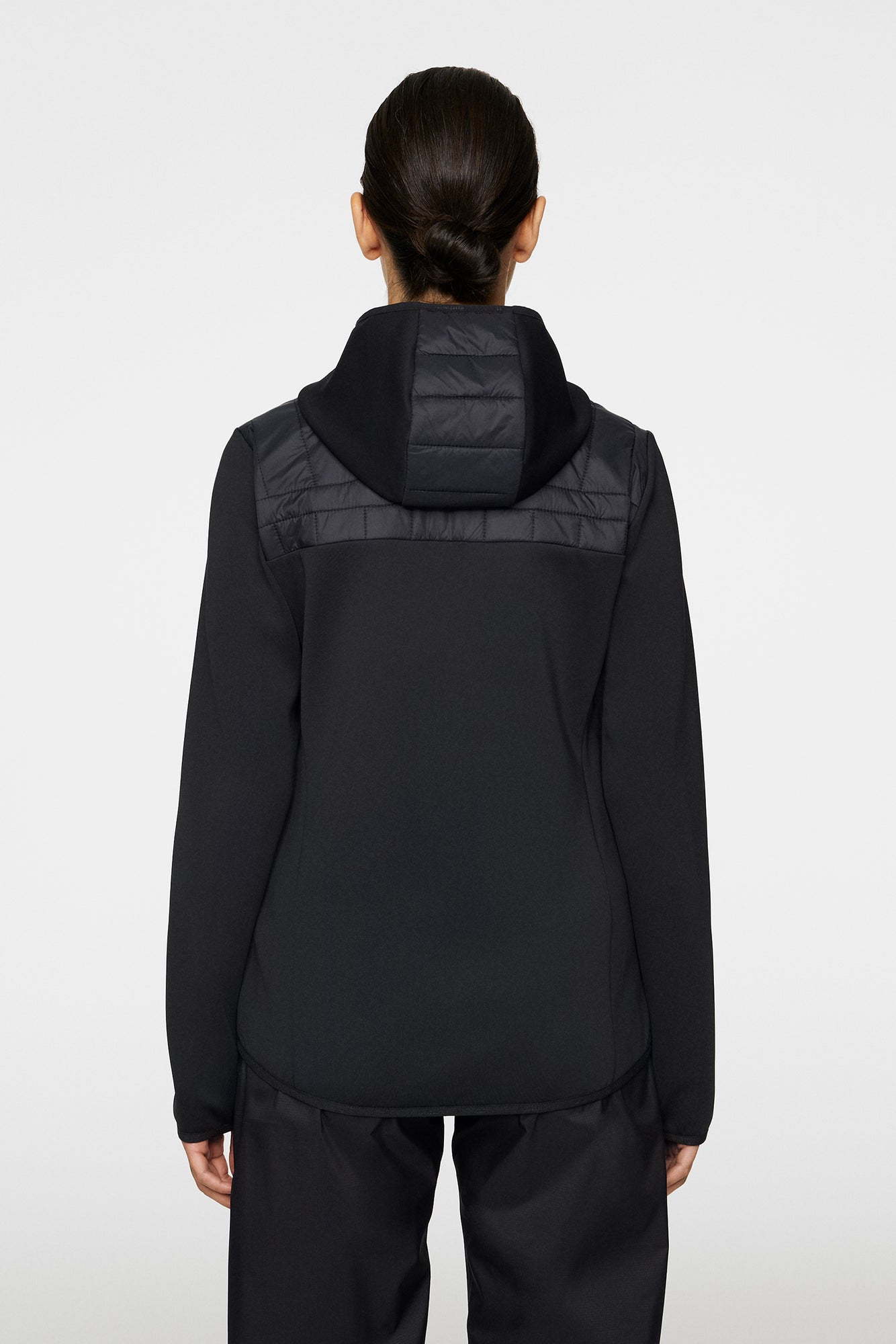 Women | Holma Quilt Hybrid Hood | Black