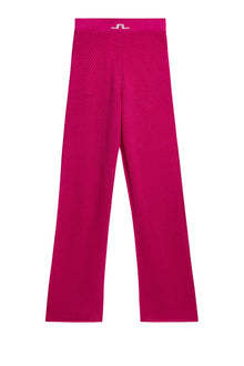 Korine Knitted Pant in Fuchsia Purple by J.Lindeberg