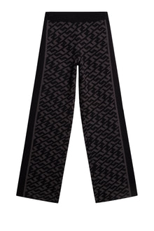 Kera Knitted Pant in Bias Bridge Black by J.Lindeberg